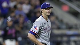 狄格隆（Jacob deGrom）2022年休賽季後首度遭遇前東家大都會。（圖／美聯社／達志影像）