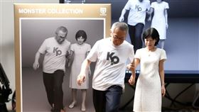 陳佩琪說，自己發現柯文哲的臀部有兩個對稱傷口，她也PO出夫妻倆合照做成的AI圖。（圖／翻攝自陳佩琪臉書）