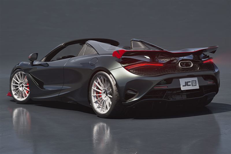 750S JC96提供四種點綴色客製化（紅、銀、白、灰）。（圖／翻攝McLaren網站）