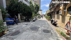 高雄苓雅區發生墜樓案，一名72歲男子倒臥血泊當場死亡。（圖／翻攝畫面）