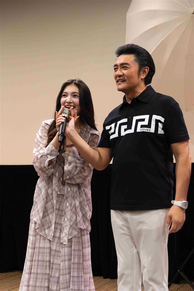 李㼈（右）與李紫嫣共同呼籲愛要及時。（圖／星光瑞瑞提供）