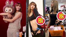 Lisa被發現她的名牌包上面已經悄悄換成「蒙奇奇」。（圖／翻攝自IG @lalalalisa_m）