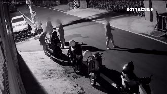 獨／民俗月夜驚慌！家前遭詭男放炮燒紙錢