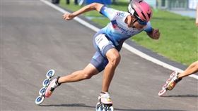 台灣競速溜冰好手郭立陽。(圖／中華奧會提供)