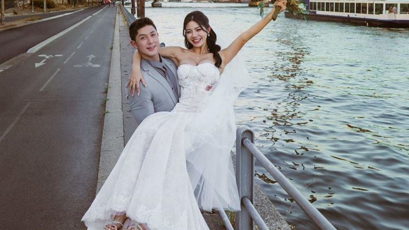 獨／40歲混血男星結婚　舞陽嫩妻正面照曝