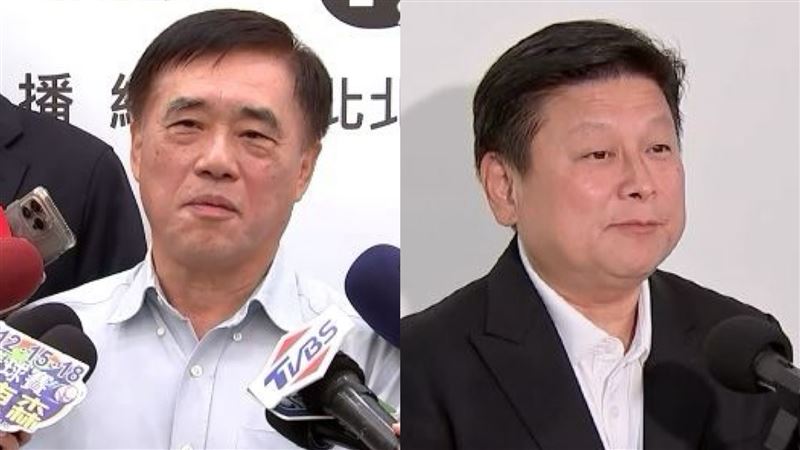 國民黨主席選舉，郝龍斌（左）呼聲最高，但傅崐萁（右）成為左右選情的最大變數。（組合圖／資料照）