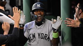 齊森姆（Jazz Chisholm Jr.）14日掃出本季第29轟。（圖／路透社／達志影像）