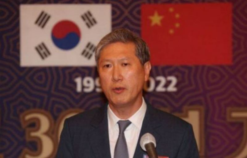 「南韓已故前總統盧泰愚之子」盧載憲，出任李在明政府首位駐中國大使。（圖／翻攝自環球網）