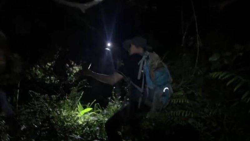 4名登山客攀登西馬縫山，返程時迷路受困山區內。（圖／翻攝畫面）