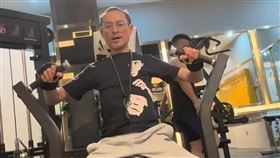 海俊傑在抖音分享健身片段。（圖／翻攝自抖音）