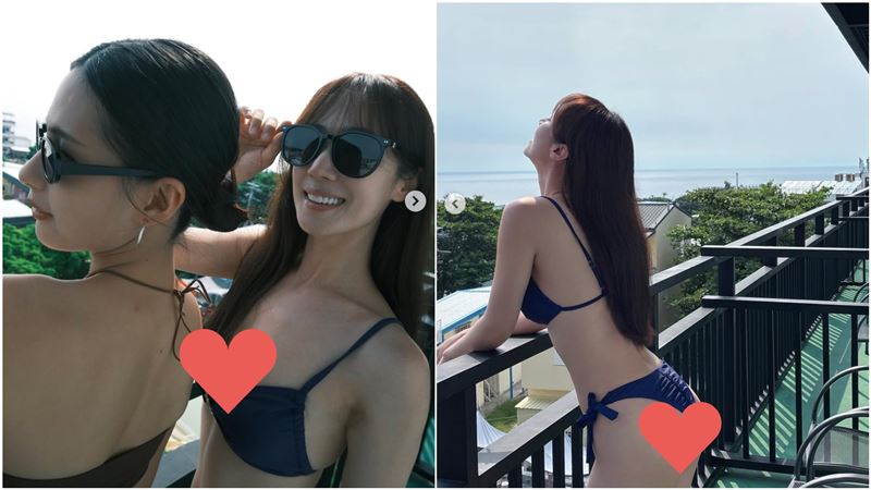 小薰羞曬震撼比基尼辣照！翹出白嫩屁股蛋