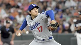 大谷翔平預計17日登板主投費城人。（圖／美聯社／達志影像）