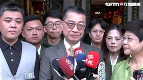 民進黨秘書長徐國勇今（7）日赴新竹市黨部與黨公職座談前受訪。（圖／翻攝畫面）