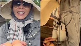 張曼玉親撿雞蛋。（圖／翻攝自張曼玉小紅書）