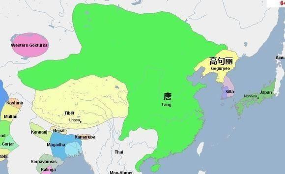 唐朝時期高句麗疆域圖。（圖／翻攝維基百科）