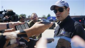 美國國務卿盧比歐訪以色列，表達對以色列的支持。（圖／美聯社／達志影像）