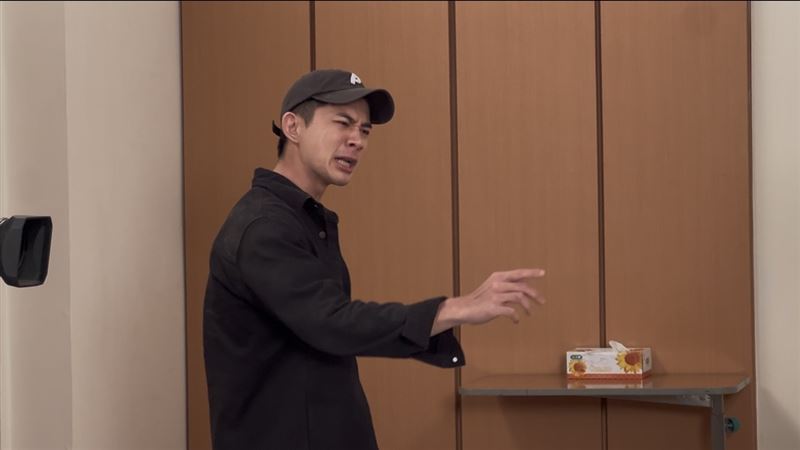 曾子益上演瘋魔戲碼。（圖／民視提供）