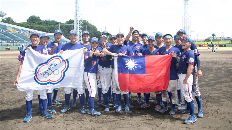 台灣U18世界盃擊敗韓國拿下季軍。（圖／中華棒協提供）