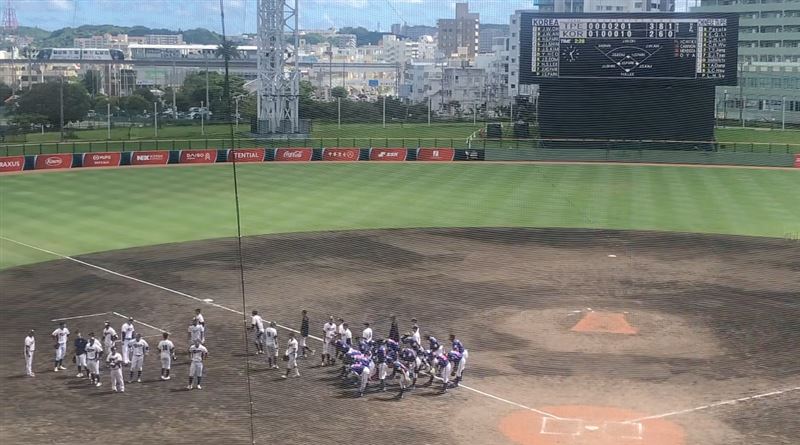 U18世界盃台灣隊奪銅牌，賽後韓國隊部分球員拒絕握手。（圖／翻攝自小紅書）