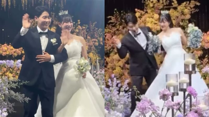 金韓拿溫馨婚禮曝光。（圖／翻攝自金韓拿IG）