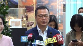 徐巧芯陪同羅智強領表。（圖／翻攝畫面）