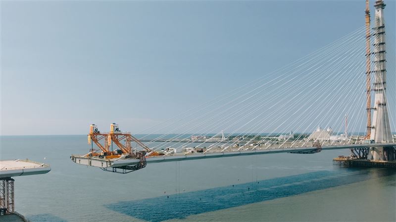 工程奇蹟「淡江大橋」明合龍　締造新地標