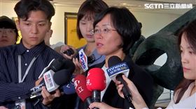 蘇巧慧接受媒體聯訪回應黃國昌被警方傳喚。（圖／翻攝畫面）