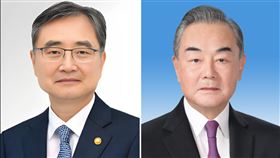 南韓外長趙顯（左）將與中國外長王毅會面。（圖／翻攝自namu.wiki、中國政府網）