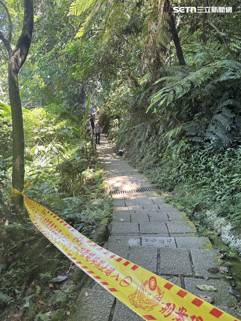 北市李翁陳屍象山步道一線天山洞內。（圖／翻攝畫面）