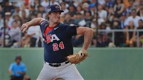 美國隊冠軍賽在先發右投柏斯維克（Coleman Borthwick）主投7局無失分好投完封日本，賽後也獲選本屆MVP。（圖／翻攝自WBSC官網）