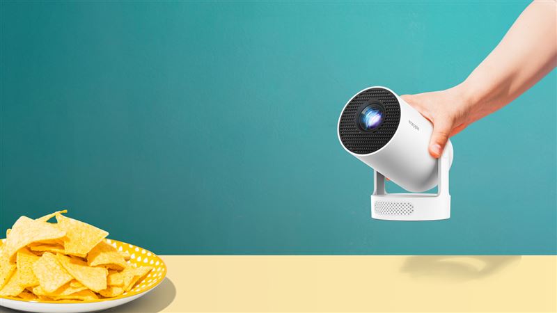OVO Warpple雲台投影機入門款「LA3」。（圖／品牌業者提供）