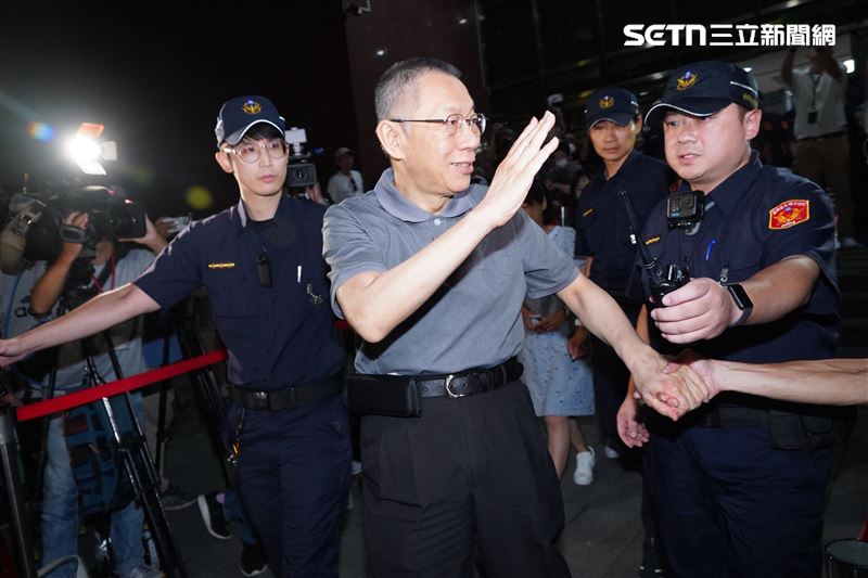 二次開羈押庭，北院仍裁定柯文哲交保。（圖／記者趙于瑩攝影）