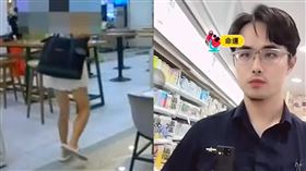 台中短裙女大鬧超商！警1招讓她秒落跑　女網友歪樓了：求帥警加Line