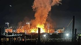 興達電廠燃氣機組火災燒出國安危機，中油也有未爆彈。（翻攝記者爆料網）