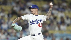 道奇16日派後援投手班達（Anthony Banda）掛帥先發。（圖／美聯社／達志影像）