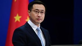 中國外交部發言人林劍主持例行記者會。（圖／翻攝自中國外交部網站）