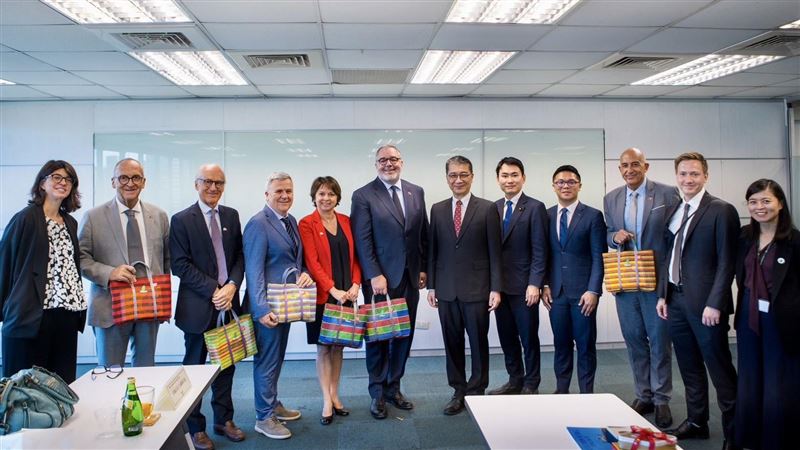 法參議院友台小組來訪　綠盼加強打假交流