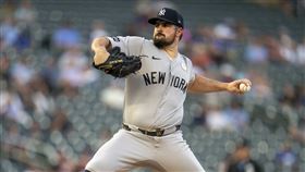 羅登（Carlos Rodon）先發6局僅失2分，苦吞本季第9敗。（圖／路透社／達志影像）