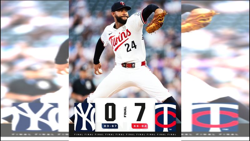 洋基16日0：7遭雙城完封。（圖／翻攝自MLB X）