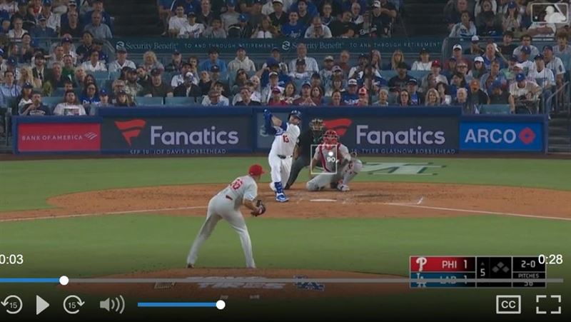 孟西（Max Muncy）16日敲本季第18轟。（圖／翻攝自MLB網站）