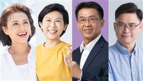 邱議瑩林岱樺許智傑賴瑞隆。（組合圖／翻攝自臉書）