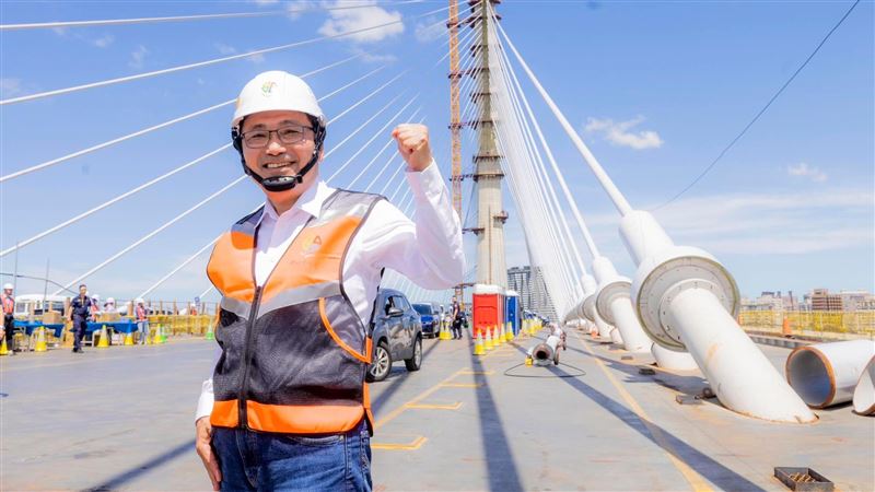 申請「淡江大橋」商標　新北市府再槓公路局：不是特定部會專屬商標！（圖／翻攝自侯友宜臉書）