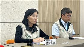 副署長曾淑慧預估流感疫情本週進入流行期。（圖／記者簡浩正攝影）