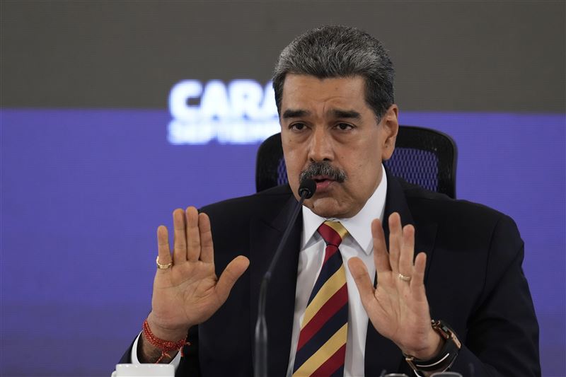 委國總統馬杜洛（Nicolas Maduro）也向美方開嗆，誓言抵抗侵略到底。(圖/美聯社)