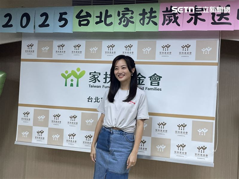 趙小僑出席家扶記者會。（圖／記者趙浩雲攝影）