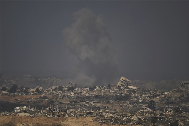 以色列轟炸加薩北部(圖/美聯社)