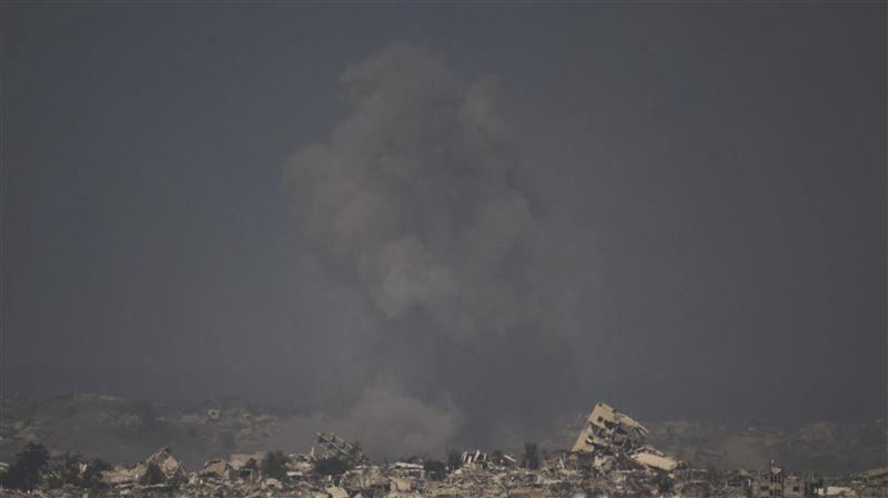 以色列轟炸加薩北部。(圖／美聯社)