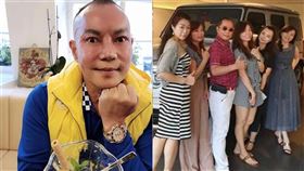 胡漢龑曾被電梯鐵板從上空飛落下來削傷了顏面，額頭鼻子嘴巴嚴重撕裂傷至今都還有疤痕。（圖／翻攝自啟德機械起重工程-股公司臉書）