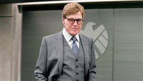 勞勃瑞福2019年客串演出《復仇者聯盟：終局之戰》，飾演前任神盾局局長亞歷山大皮爾斯，成為演藝生涯最後遺作。（圖／迪士尼提供）