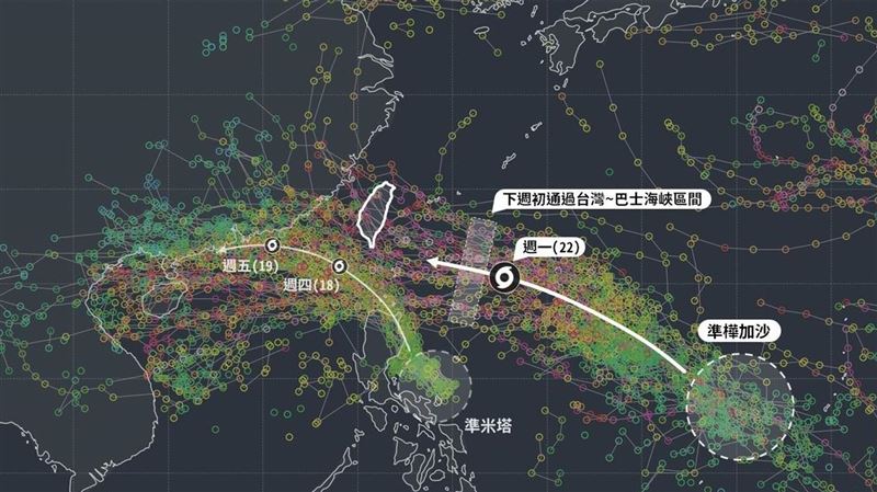 米塔將生成！準樺加沙更強　恐高機率逼台